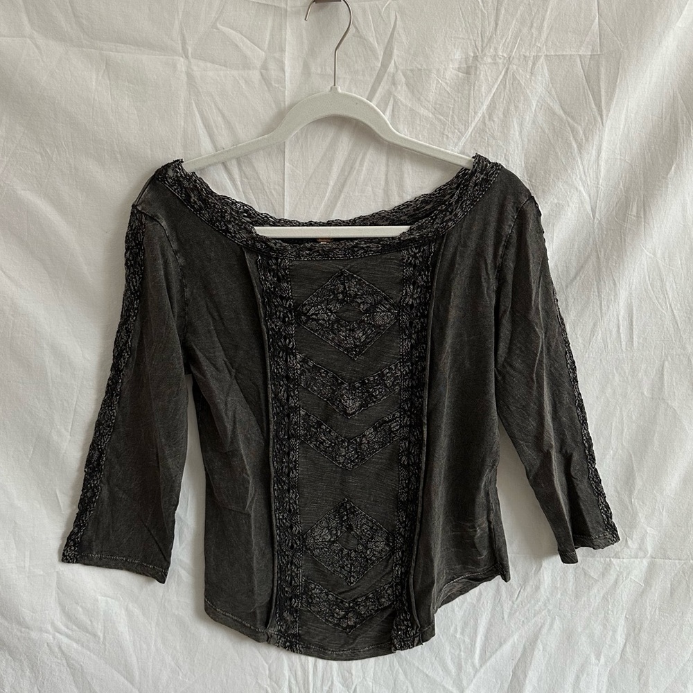 Free People Lace Top- Size M